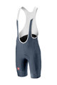 CASTELLI Cyklistické kalhoty krátké s laclem - EVOLUZIONE 2.0 - modrá