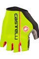 CASTELLI Cyklistické rukavice krátkoprsté - CIRCUITO - žlutá/červená