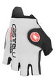CASTELLI Cyklistické rukavice krátkoprsté - ROSSO CORSA PRO - bílá