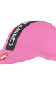 CASTELLI Cyklistická čepice - RETRO 3 - růžová/černá