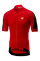 CASTELLI Cyklistický dres s krátkým rukávem - VOLATA 2.0 - černá/červená