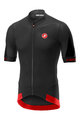 CASTELLI Cyklistický dres s krátkým rukávem - VOLATA 2.0 - červená/černá