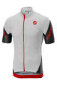 CASTELLI Cyklistický dres s krátkým rukávem - ENTRATA 3.0 - bílá/červená