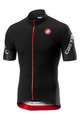 CASTELLI Cyklistický dres s krátkým rukávem - ENTRATA 3.0 - černá/červená