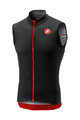 CASTELLI Cyklistický dres bez rukávů - ENTRATA 3.0 - černá/červená