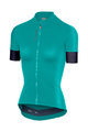 CASTELLI Cyklistický dres s krátkým rukávem - ANIMA 2.0 LADY - modrá/zelená