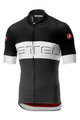 CASTELLI Cyklistický dres s krátkým rukávem - PROLOGO VI - béžová/černá/šedá
