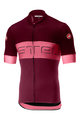 CASTELLI Cyklistický dres s krátkým rukávem - PROLOGO VI - fialová/růžová