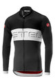 CASTELLI Cyklistický dres s dlouhým rukávem letní - PROLOGO VI SUMMER - černá/šedá/béžová