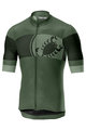 CASTELLI Cyklistický dres s krátkým rukávem - RUOTA - zelená