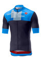 CASTELLI Cyklistický dres s krátkým rukávem - A BLOC - modrá
