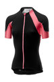 CASTELLI Cyklistický dres s krátkým rukávem - SCHEGGIA 2.0 LADY - růžová/černá