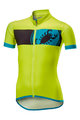 CASTELLI Cyklistický dres s krátkým rukávem - FUTURE RACER KIDS - žlutá