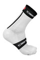 CASTELLI Cyklistické ponožky klasické - FREE 6 - černá/bílá