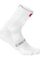 CASTELLI ponožky - QUATTRO 9 - bílá