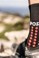 COMPRESSPORT Cyklistické ponožky klasické - ULTRA TRAIL - černá