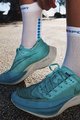 COMPRESSPORT Cyklistické ponožky klasické - PRO RACING 4.0 RUN - modrá/bílá
