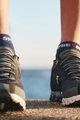 COMPRESSPORT Cyklistické ponožky kotníkové - PRO RACING 4.0 RUN - modrá