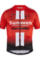 Cyklistický dres s krátkým rukávem - SUNWEB 2019 - černá/červená/bílá