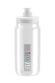 ELITE Cyklistická láhev na vodu - FLY 550 ml - transparentní/šedá
