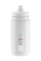 ELITE Cyklistická láhev na vodu - FLY 550 ml - bílá/šedá