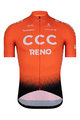 Cyklistický dres s krátkým rukávem - CCC 2019 TRAINING - oranžová