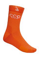 Cyklistické ponožky klasické - CCC 2019 - oranžová