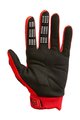 FOX Cyklistické rukavice dlouhoprsté - DIRTPAW GLOVE - černá/červená