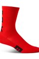 FOX Cyklistické ponožky klasické - FLEXAIR MERINO - červená