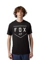 FOX Cyklistické triko s krátkým rukávem - SHIELD - černá