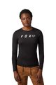 FOX Cyklistické triko s dlouhým rukávem - ABSOLUTE LADY - černá