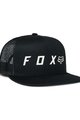 FOX Cyklistická čepice - ABSOLUTE MESH SNAPBACK - černá