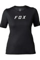 FOX Cyklistický dres s krátkým rukávem - RANGER MOTH LADY - černá