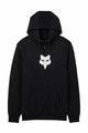 FOX mikina - FOX HEAD FLEECE PO - černá