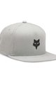 FOX Cyklistická čepice - FOX HEAD SNAPBACK - šedá