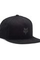 FOX Cyklistická čepice - FOX HEAD SNAPBACK - černá