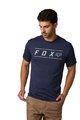 FOX Cyklistické triko s krátkým rukávem - PINNACLE DRIRELEASE® - modrá