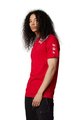 FOX Cyklistické triko s krátkým rukávem - TOKSYK PREMIUM - červená