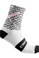 CASTELLI Cyklistické ponožky klasické - GIRO 103 - černá/bílá