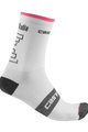 CASTELLI Cyklistické ponožky klasické - GIRO 2019 - bílá