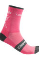 CASTELLI Cyklistické ponožky klasické - GIRO 2019  - růžová