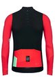 GOBIK Cyklistický dres s dlouhým rukávem zimní - COBBLE BLEND - ivory/růžová/černá