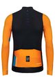 GOBIK Cyklistická zateplená bunda - MIST BLEND - černá/oranžová
