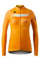 GOBIK Cyklistický dres s dlouhým rukávem zimní - HYDER LADY - oranžová