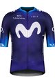 GOBIK Cyklistický dres s krátkým rukávem - MOVISTAR 2023 - bílá/modrá