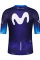 GOBIK Cyklistický dres s krátkým rukávem - MOVISTAR 2023 - bílá/modrá