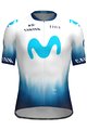 GOBIK Cyklistický dres s krátkým rukávem - ODYSSEY MOVISTAR TEAM THE ICEBERG TDF23 - modrá/bílá