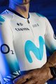 GOBIK Cyklistický dres s krátkým rukávem - ODYSSEY MOVISTAR TEAM THE ICEBERG TDF23 - modrá/bílá