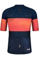 GOBIK Cyklistický dres s krátkým rukávem - CX PRO 2.0 - oranžová/modrá