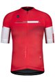 GOBIK Cyklistický dres s krátkým rukávem - CX PRO 2.0 - bílá/červená